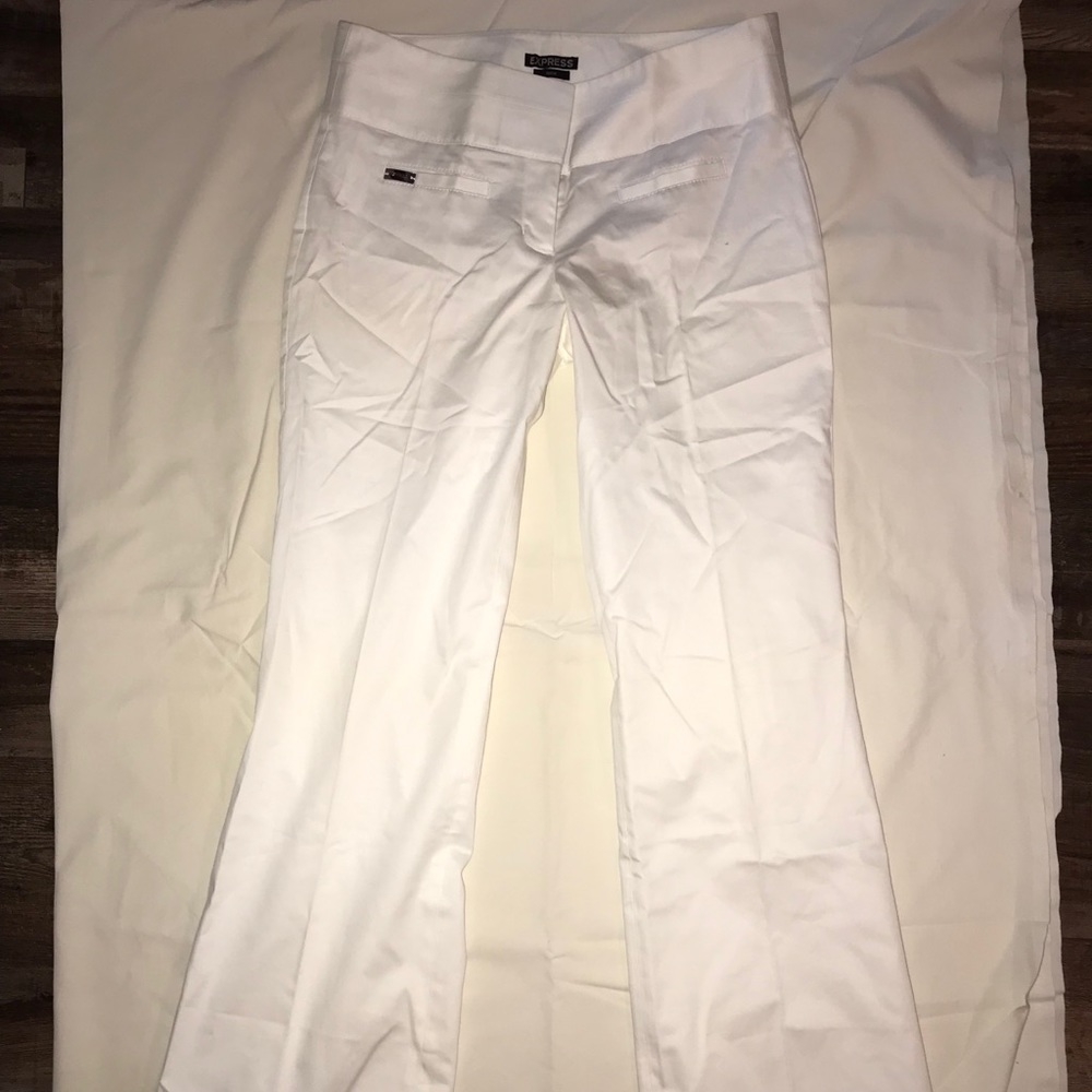 Express Editor Pants White Size 6